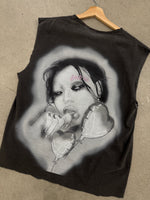Load image into Gallery viewer, SECTION “TATTED LADY” VVS HANDMADE DISTRESSED SLEEVELESS TEE

